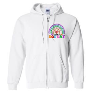 Cute Happy Dot Day Polka Dots Full Zip Hoodie