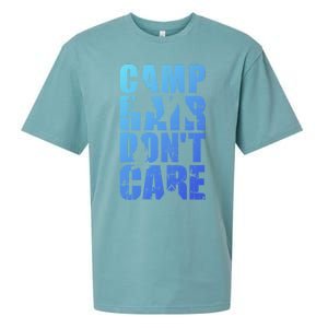 Camp Hair Dont Care Camping Gift Sueded Cloud Jersey T-Shirt