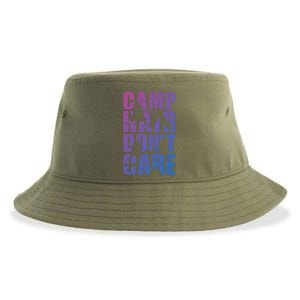 Camp Hair Dont Care Camping Gift Sustainable Bucket Hat