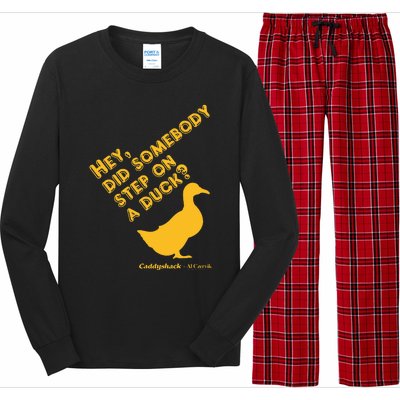 Caddyshack Hey Did Somebody Step On A Duck Long Sleeve Pajama Set