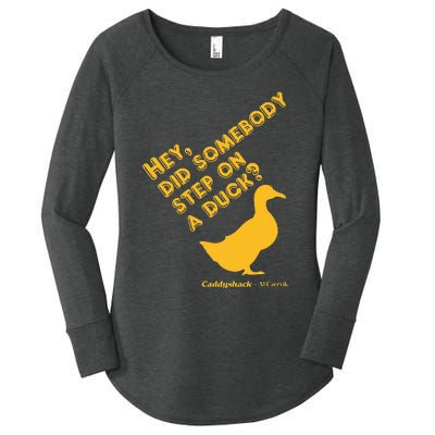 Caddyshack Hey Did Somebody Step On A Duck Women's Perfect Tri Tunic Long Sleeve Shirt