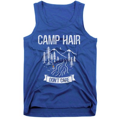 Camp Hair Dont Care Camping Gift Tank Top