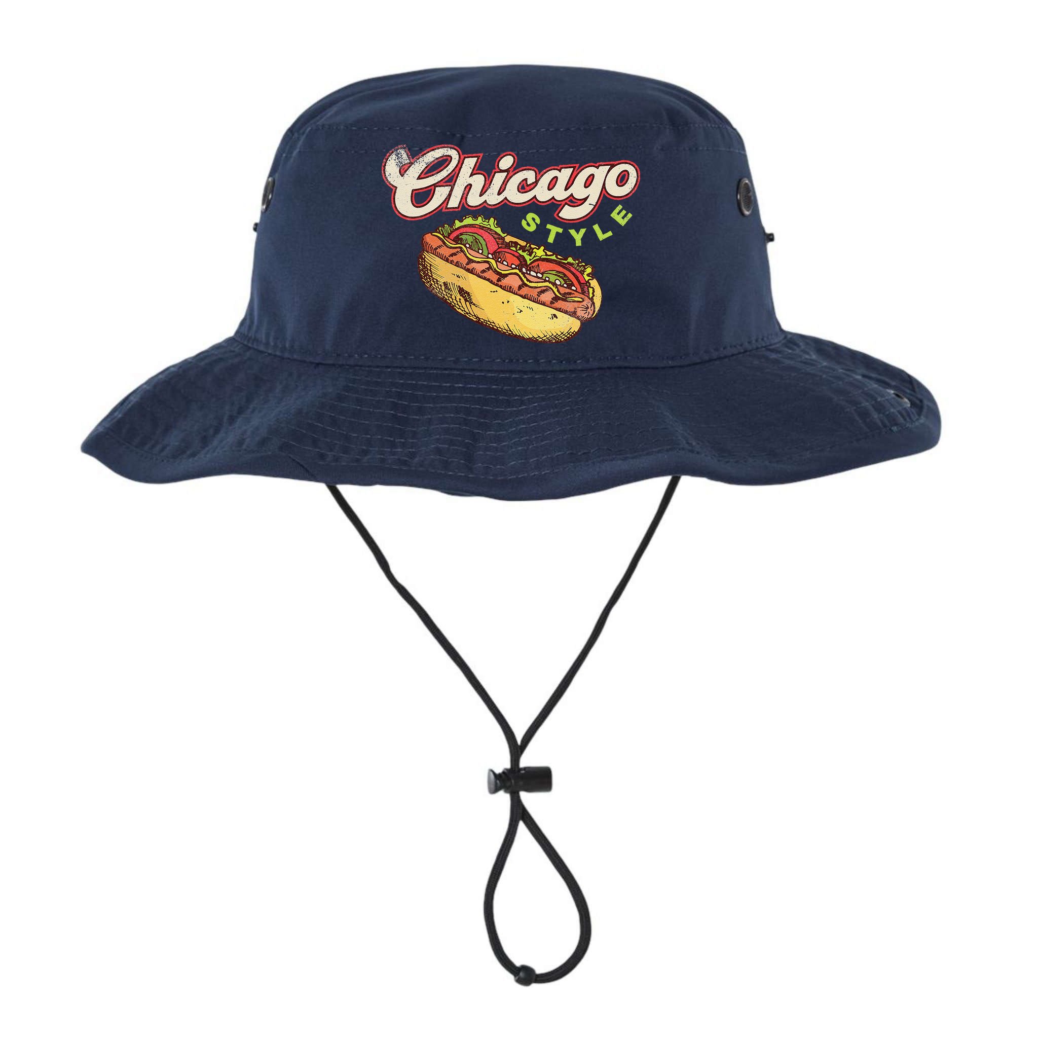 Chicago Hot Dog Hotdog Tourist Summer Souvenir Travel Bucket Hat
