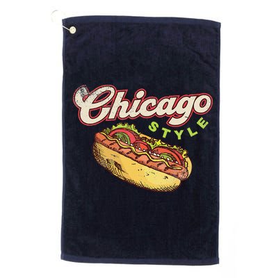 Chicago Hot Dog Hotdog Tourist Summer Souvenir Travel Golf Towel