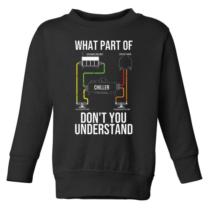 Cool Hvac Design For Women Air Conditioning Ventilation Toddler Sweatshirt