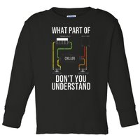 Cool Hvac Design For Women Air Conditioning Ventilation Toddler Long Sleeve Shirt