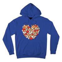 Corgi Heart Dog Lovers Valentine's Day Gift Dog Lover Cool Gift Hoodie