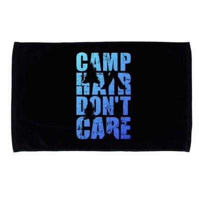 Camp Hair Dont Care Camping Great Gift Microfiber Hand Towel