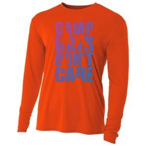 Camp Hair Dont Care Camping Great Gift Cooling Performance Long Sleeve Crew