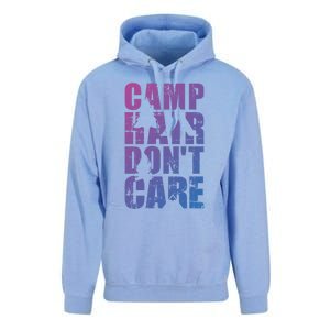 Camp Hair Dont Care Camping Great Gift Unisex Surf Hoodie