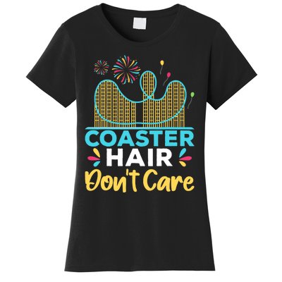 Coaster Hair Don't Care Rollercoaster Women's T-Shirt