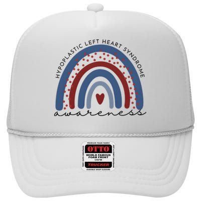 Congenital Heart Defects Awareness High Crown Mesh Back Trucker Hat