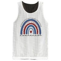 Congenital Heart Defects Awareness Mesh Reversible Basketball Jersey Tank