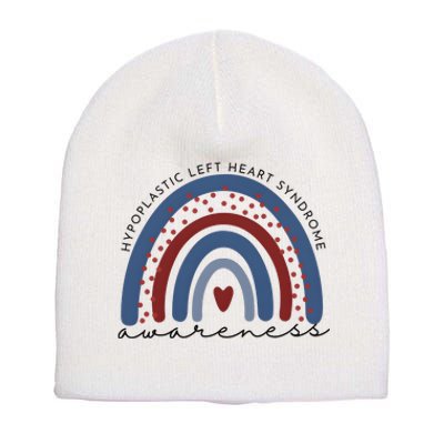 Congenital Heart Defects Awareness Short Acrylic Beanie