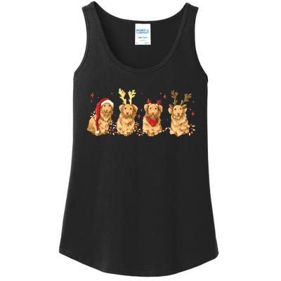 Cute Holiday Dog Graphic Ladies Essential Tank