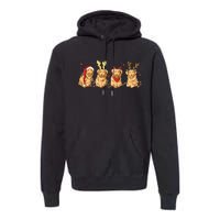 Cute Holiday Dog Graphic Premium Hoodie