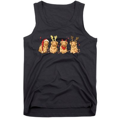 Cute Holiday Dog Graphic Tank Top