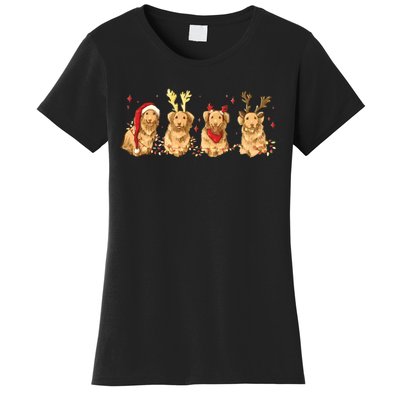 Cute Holiday Dog Graphic Women's T-Shirt