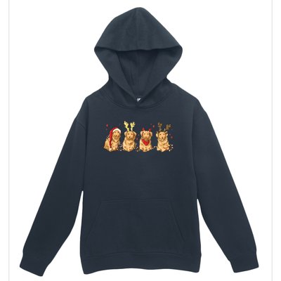 Cute Holiday Dog Graphic Urban Pullover Hoodie