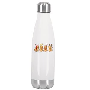 Cute Holiday Dog Graphic Stainless Steel Insulated Water Bottle