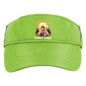 Camp Hair Dont Care Design Gift Adult Drive Performance Visor