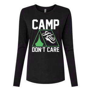 Camp Hair Dont Care Womens Cotton Relaxed Long Sleeve T-Shirt