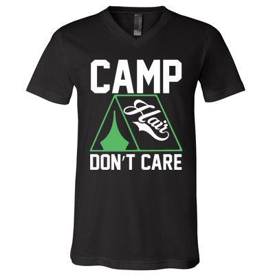 Camp Hair Dont Care V-Neck T-Shirt