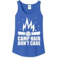 Camp Hair Dont Care Funny Camping Gift Meaningful Gift Ladies Essential Tank