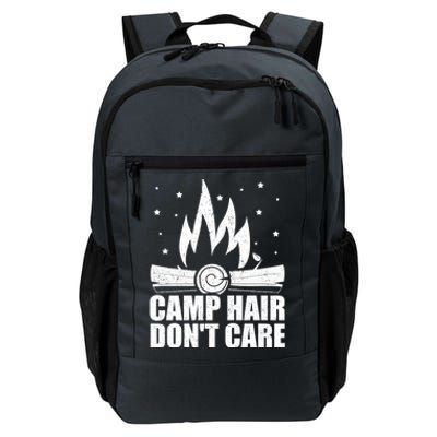 Camp Hair Dont Care Funny Camping Gift Meaningful Gift Daily Commute Backpack