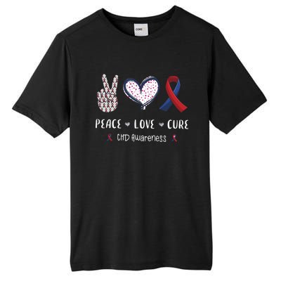 Coronary Heart Disease Ribbon Chd Awareness Month Gift Tall Fusion ChromaSoft Performance T-Shirt