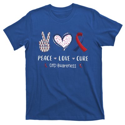 Coronary Heart Disease Ribbon Chd Awareness Month Gift T-Shirt