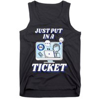 Computer Help Desk Support Tech It Troubleshooting Service Tank Top