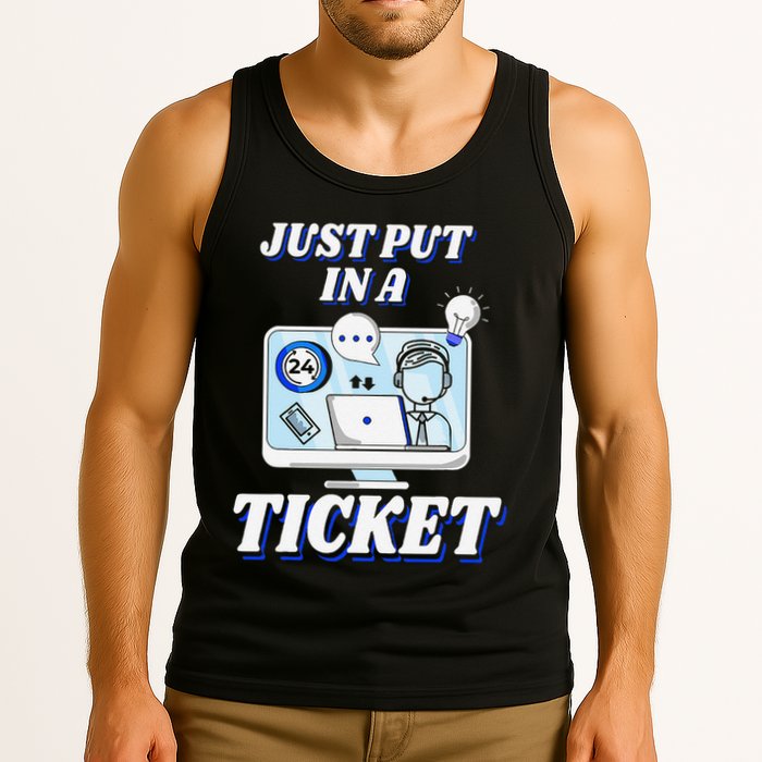 Computer Help Desk Support Tech It Troubleshooting Service Tank Top