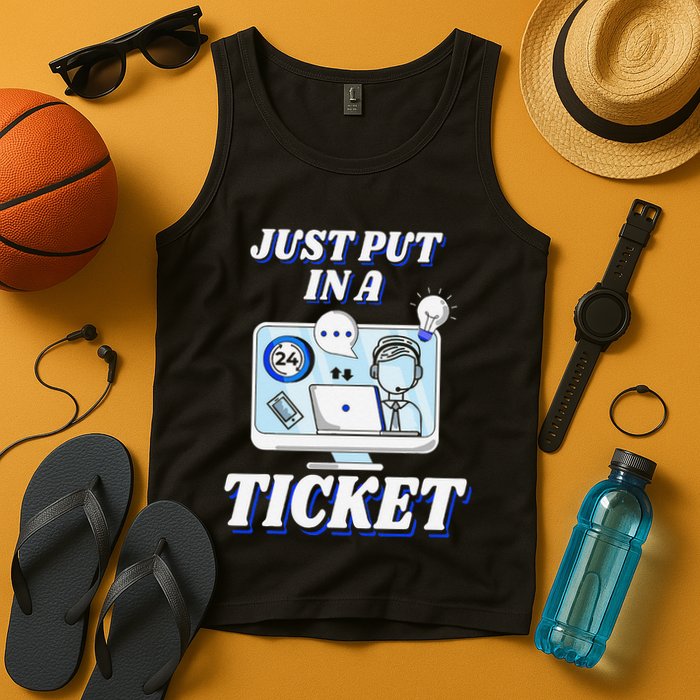 Computer Help Desk Support Tech It Troubleshooting Service Tank Top