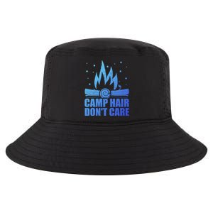 Camp Hair Dont Care Funny Camping Gift Meaningful Gift Cool Comfort Performance Bucket Hat