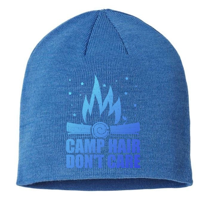 Camp Hair Dont Care Funny Camping Gift Meaningful Gift Sustainable Beanie