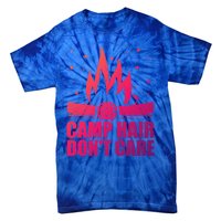 Camp Hair Dont Care Funny Camping Gift Meaningful Gift Tie-Dye T-Shirt