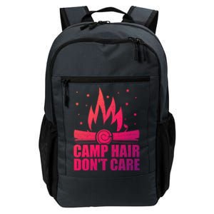 Camp Hair Dont Care Funny Camping Gift Meaningful Gift Daily Commute Backpack