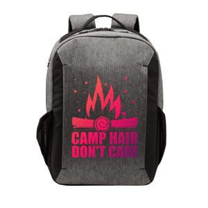 Camp Hair Dont Care Funny Camping Gift Meaningful Gift Vector Backpack