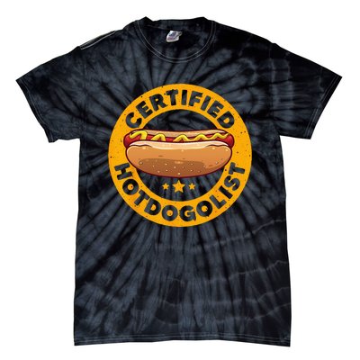 Cool Hot Dog Design For Sausage Hot Dog Lover Tie-Dye T-Shirt