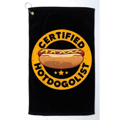 Cool Hot Dog Design For Sausage Hot Dog Lover Golf Towel