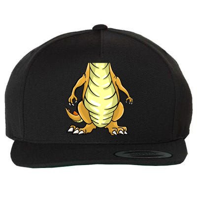 Cute Headless Dinosaur Costume Halloween Funny Animal Gift Wool Snapback Cap