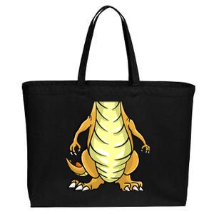 Cute Headless Dinosaur Costume Halloween Funny Animal Gift Cotton Canvas Jumbo Tote