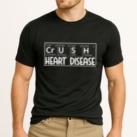 Crush Heart Disease Awareness Periodic Table Chd Awareness Cooling Performance Crew T-Shirt