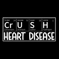 Crush Heart Disease Awareness Periodic Table Chd Awareness Cooling Performance Crew T-Shirt
