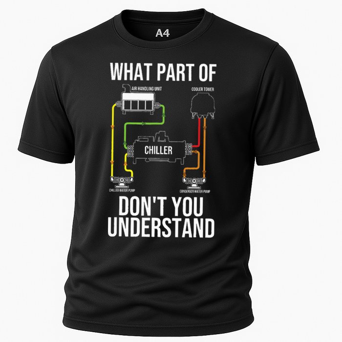 Cool HVAC Design For Air Conditioning Ventilation Cooling Performance Crew T-Shirt