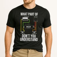 Cool HVAC Design For Air Conditioning Ventilation Cooling Performance Crew T-Shirt