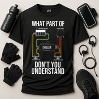 Cool HVAC Design For Air Conditioning Ventilation Cooling Performance Crew T-Shirt