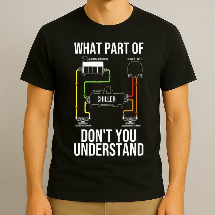 Cool HVAC Design For Air Conditioning Ventilation T-Shirt