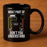 Cool HVAC Design For Air Conditioning Ventilation 11oz C Handle Ceramic Mug